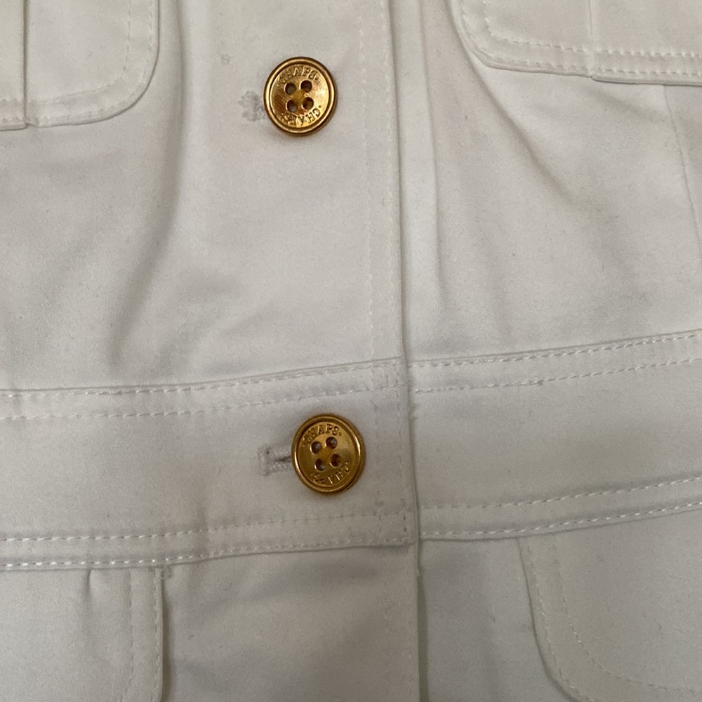 *NEW* “Chaps” white jacket; size small petite - Picture 10 of 11